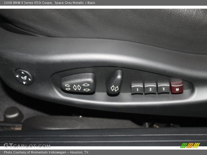Space Grey Metallic / Black 2008 BMW 6 Series 650i Coupe