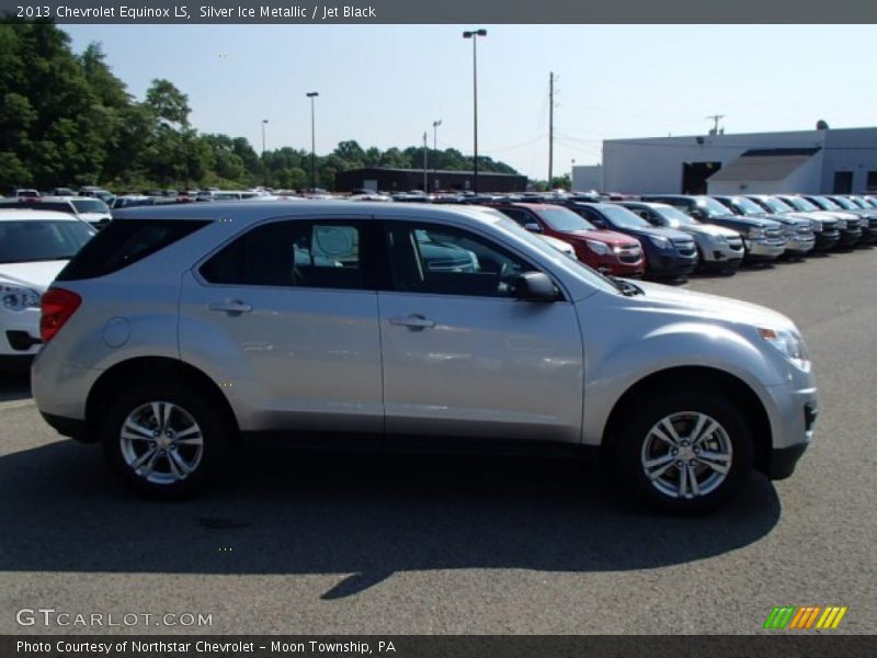 Silver Ice Metallic / Jet Black 2013 Chevrolet Equinox LS