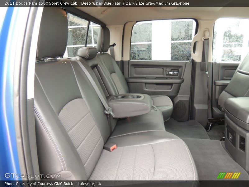Deep Water Blue Pearl / Dark Slate Gray/Medium Graystone 2011 Dodge Ram 1500 Sport Crew Cab