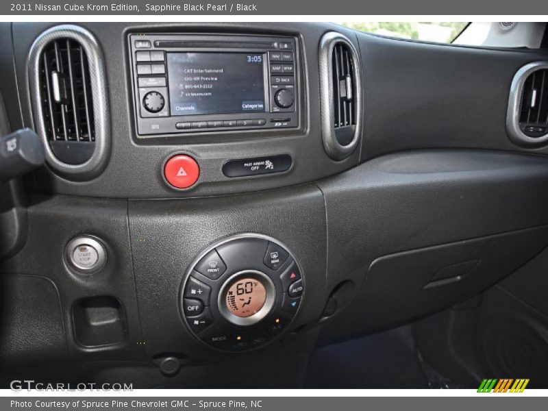 Sapphire Black Pearl / Black 2011 Nissan Cube Krom Edition