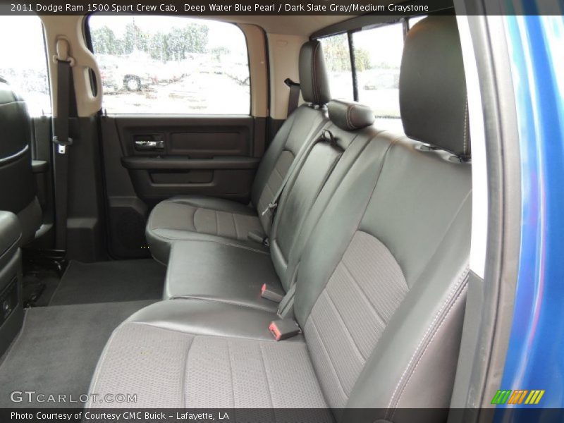 Deep Water Blue Pearl / Dark Slate Gray/Medium Graystone 2011 Dodge Ram 1500 Sport Crew Cab