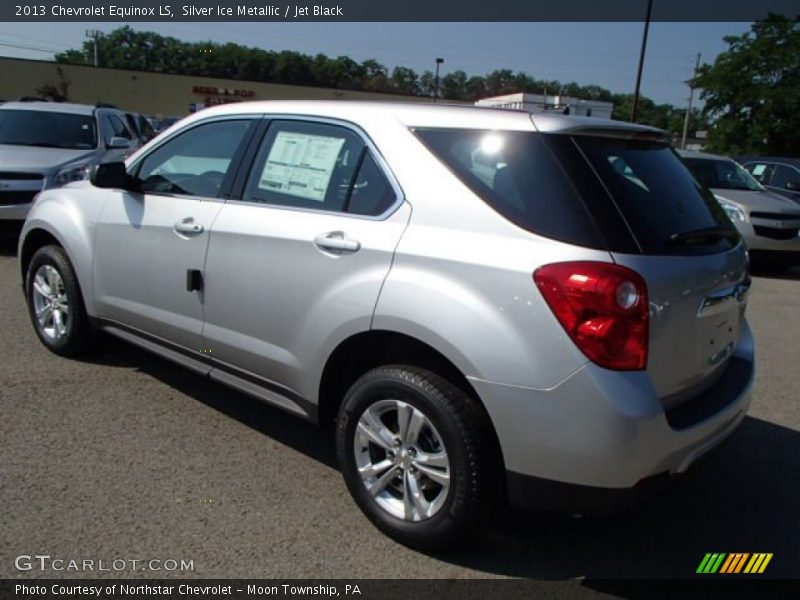 Silver Ice Metallic / Jet Black 2013 Chevrolet Equinox LS