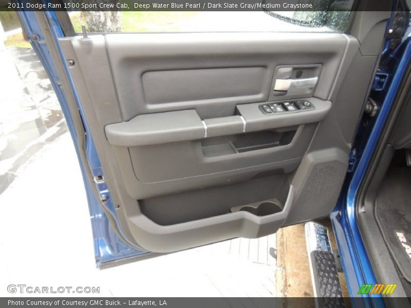 Deep Water Blue Pearl / Dark Slate Gray/Medium Graystone 2011 Dodge Ram 1500 Sport Crew Cab