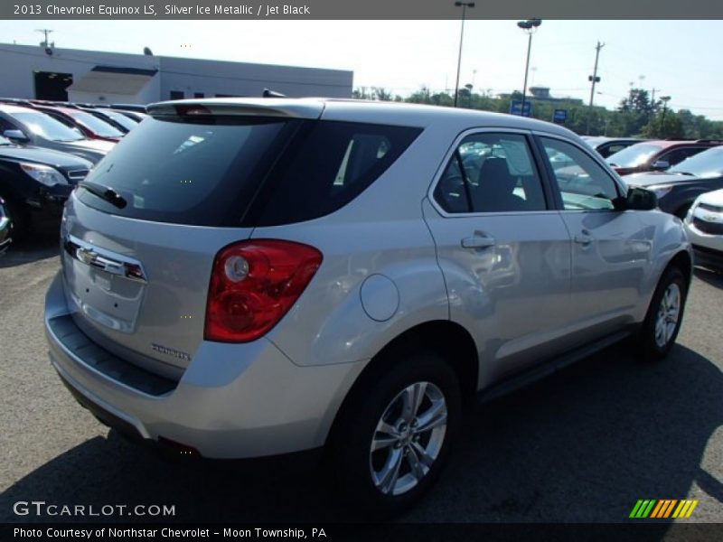 Silver Ice Metallic / Jet Black 2013 Chevrolet Equinox LS