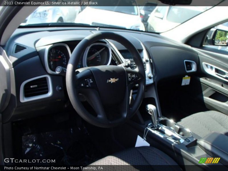 Silver Ice Metallic / Jet Black 2013 Chevrolet Equinox LS