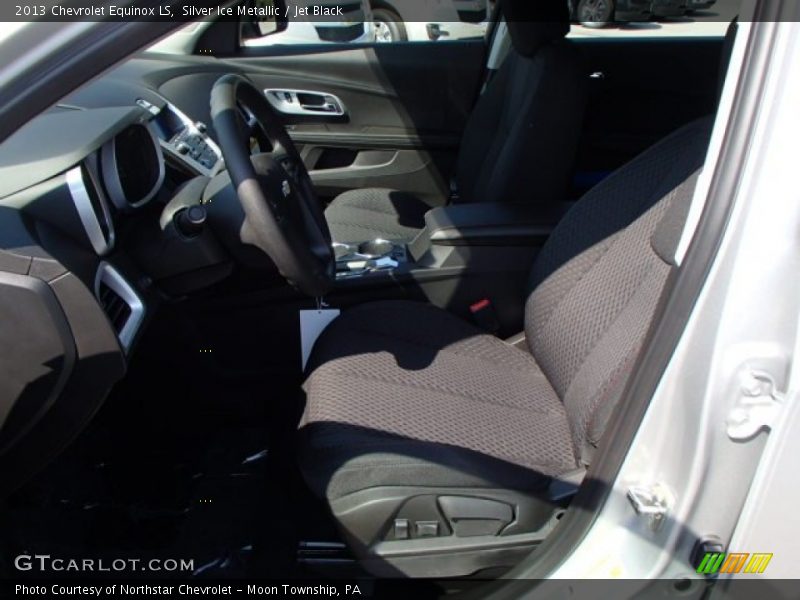 Silver Ice Metallic / Jet Black 2013 Chevrolet Equinox LS