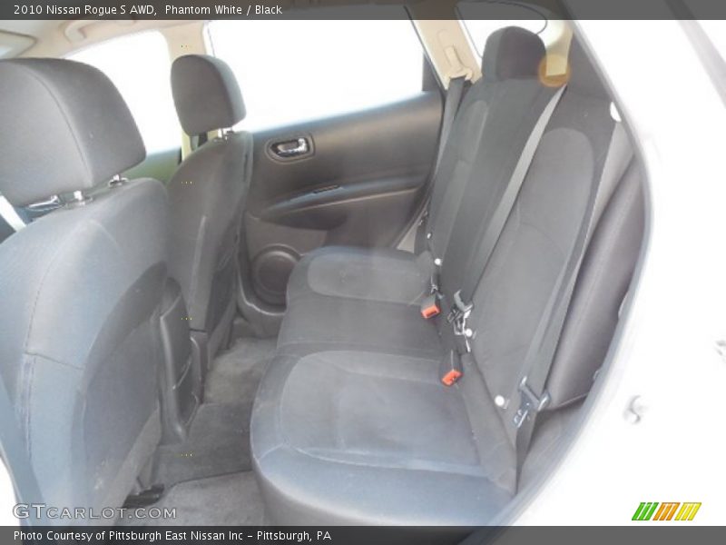 Phantom White / Black 2010 Nissan Rogue S AWD