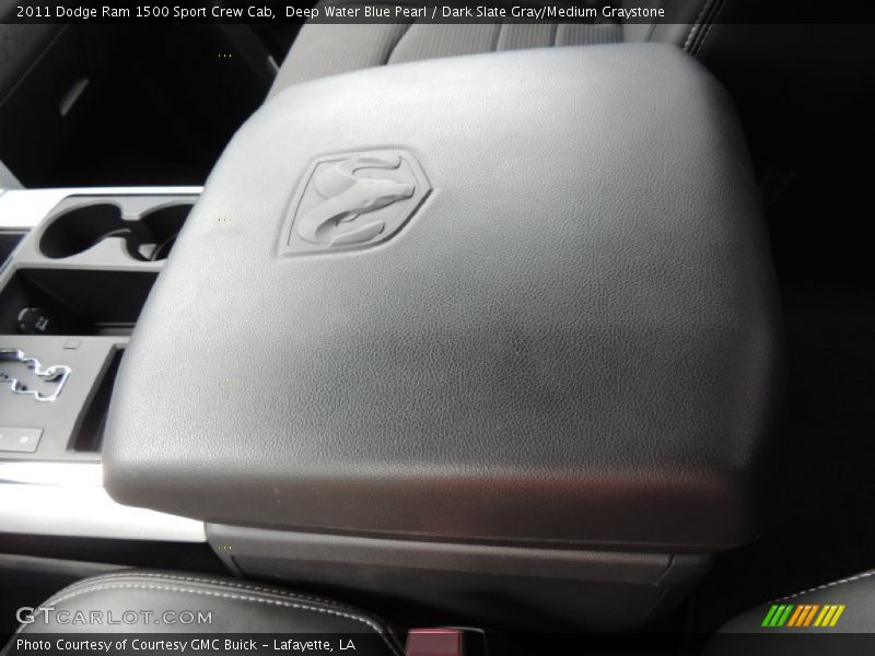 Deep Water Blue Pearl / Dark Slate Gray/Medium Graystone 2011 Dodge Ram 1500 Sport Crew Cab