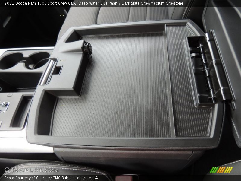 Deep Water Blue Pearl / Dark Slate Gray/Medium Graystone 2011 Dodge Ram 1500 Sport Crew Cab