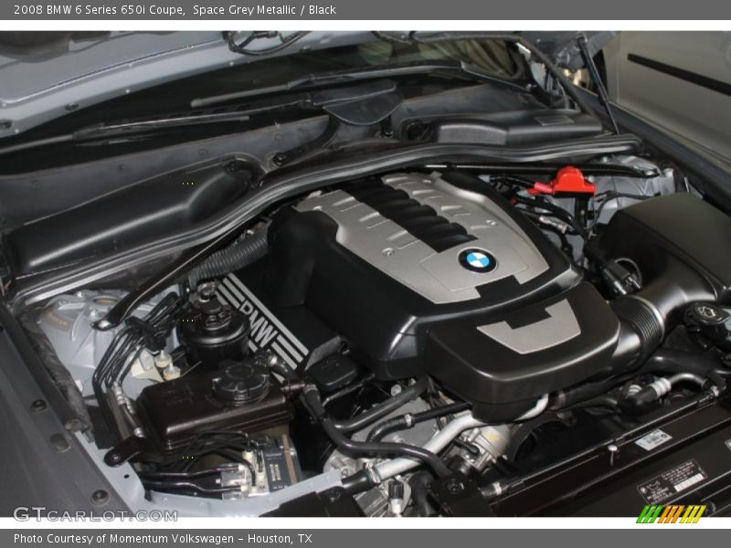 Space Grey Metallic / Black 2008 BMW 6 Series 650i Coupe