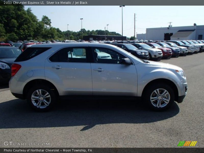 Silver Ice Metallic / Jet Black 2013 Chevrolet Equinox LS