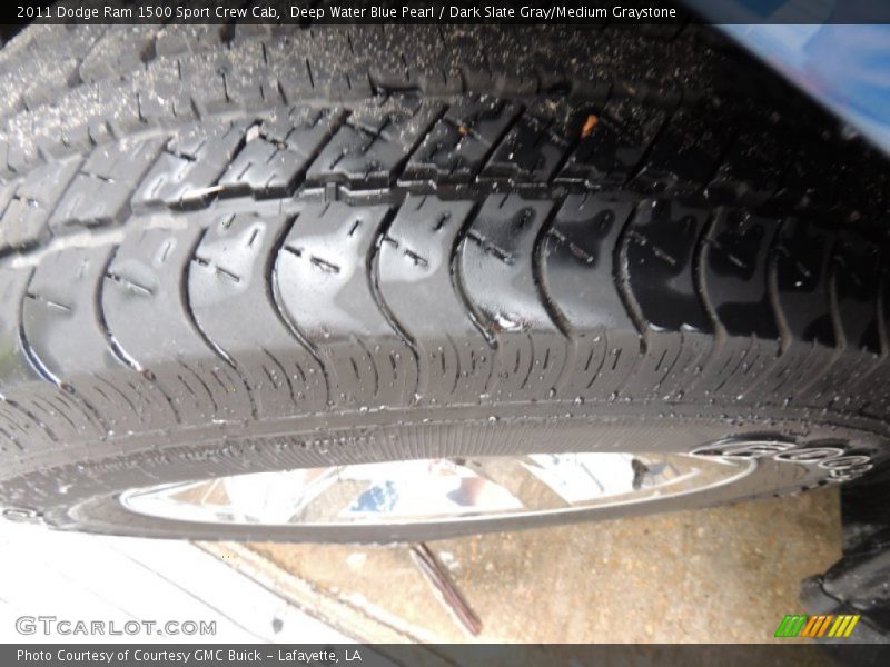 Deep Water Blue Pearl / Dark Slate Gray/Medium Graystone 2011 Dodge Ram 1500 Sport Crew Cab