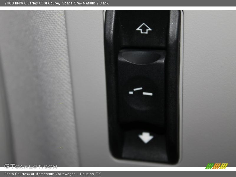 Space Grey Metallic / Black 2008 BMW 6 Series 650i Coupe