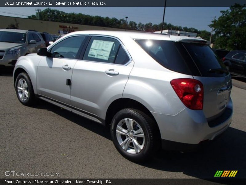 Silver Ice Metallic / Jet Black 2013 Chevrolet Equinox LS