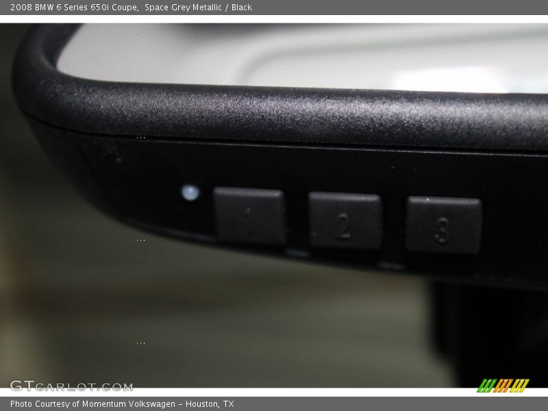 Space Grey Metallic / Black 2008 BMW 6 Series 650i Coupe
