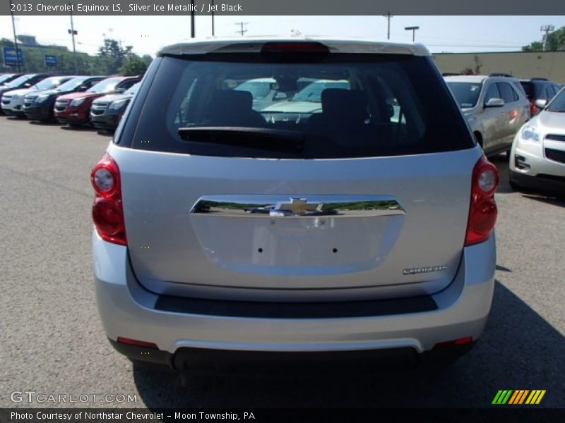 Silver Ice Metallic / Jet Black 2013 Chevrolet Equinox LS