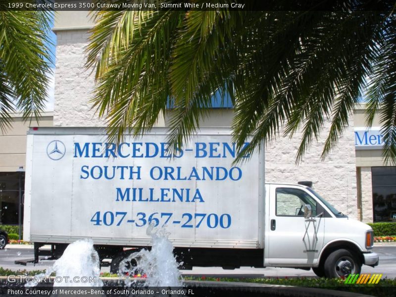 Summit White / Medium Gray 1999 Chevrolet Express 3500 Cutaway Moving Van