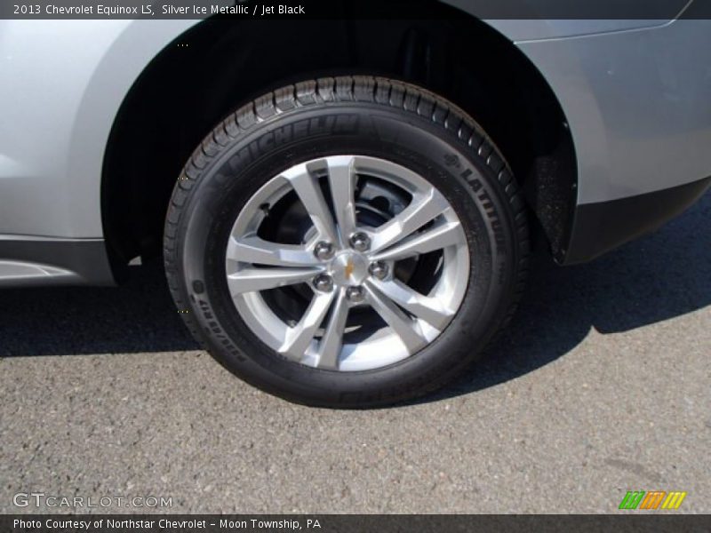 Silver Ice Metallic / Jet Black 2013 Chevrolet Equinox LS