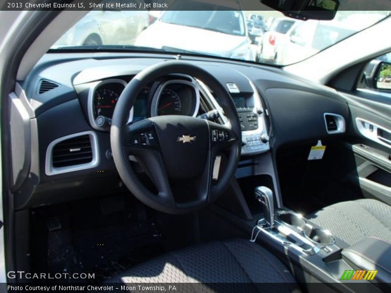 Silver Ice Metallic / Jet Black 2013 Chevrolet Equinox LS