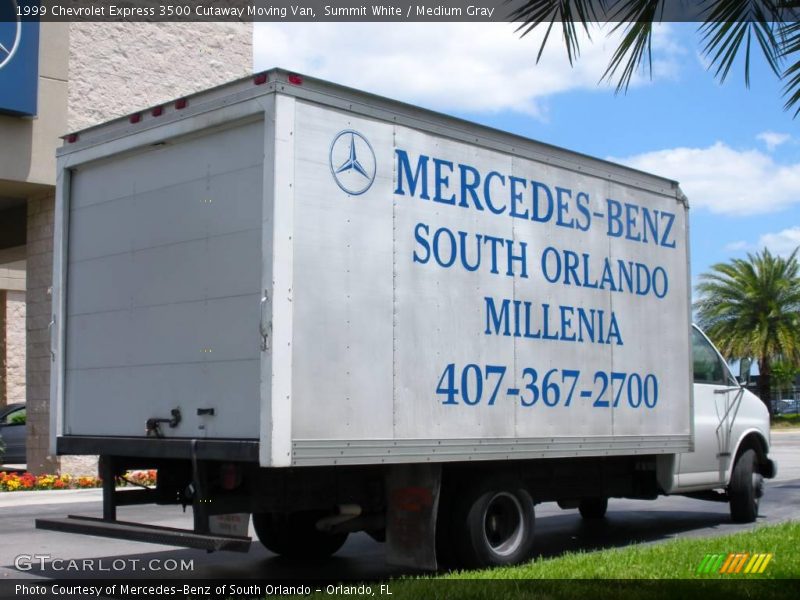 Summit White / Medium Gray 1999 Chevrolet Express 3500 Cutaway Moving Van