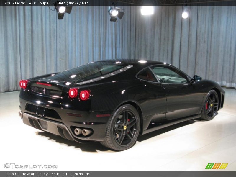 Nero (Black) / Red 2006 Ferrari F430 Coupe F1