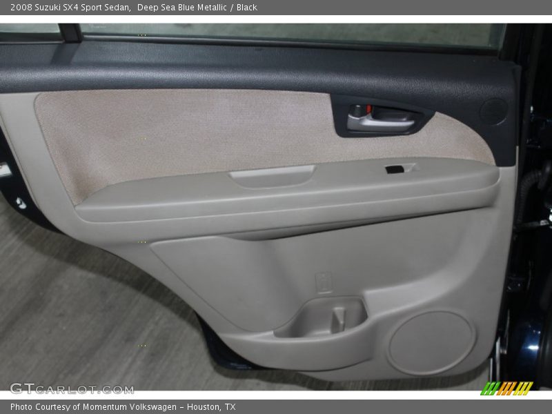 Deep Sea Blue Metallic / Black 2008 Suzuki SX4 Sport Sedan