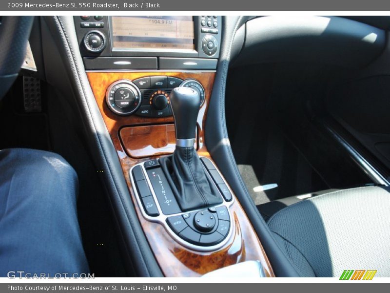 Black / Black 2009 Mercedes-Benz SL 550 Roadster