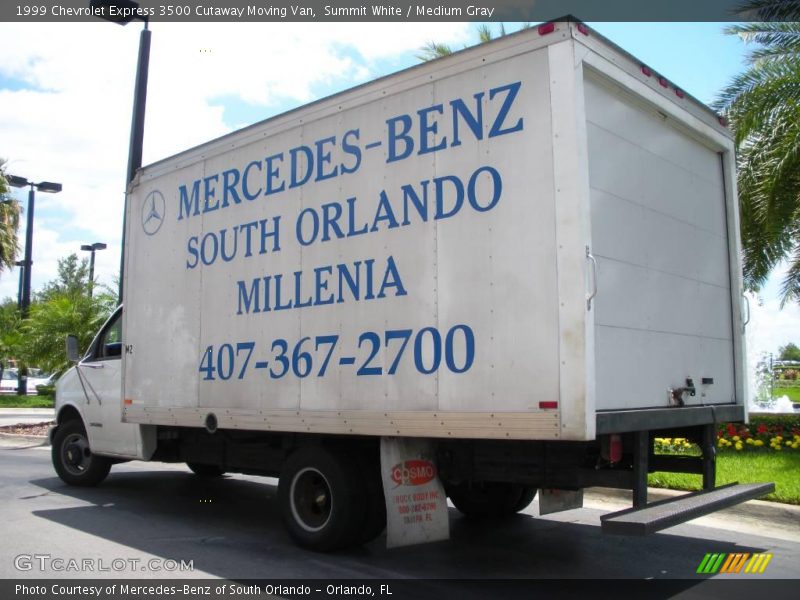 Summit White / Medium Gray 1999 Chevrolet Express 3500 Cutaway Moving Van