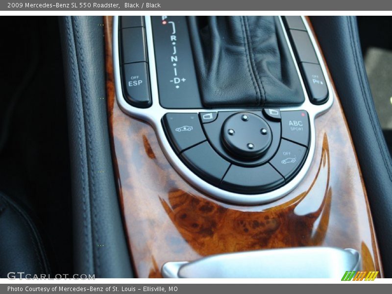 Black / Black 2009 Mercedes-Benz SL 550 Roadster