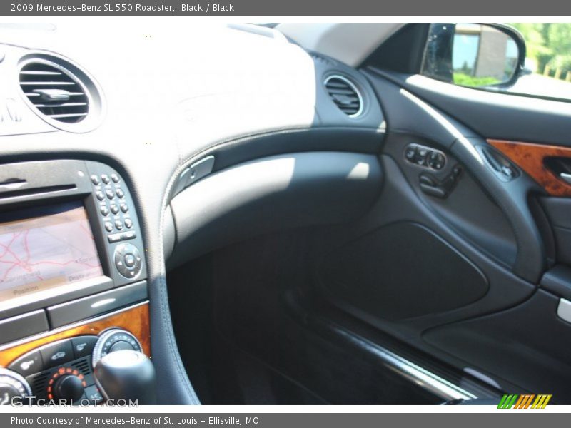 Black / Black 2009 Mercedes-Benz SL 550 Roadster