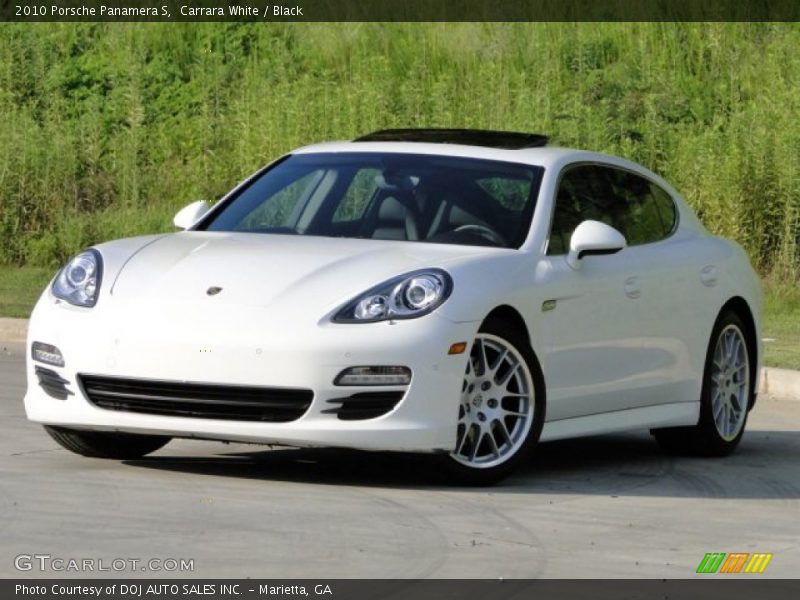 Carrara White / Black 2010 Porsche Panamera S