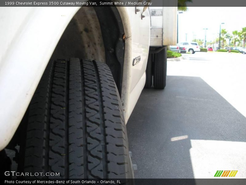 Summit White / Medium Gray 1999 Chevrolet Express 3500 Cutaway Moving Van