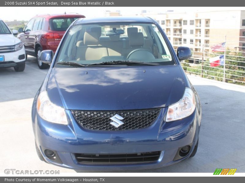 Deep Sea Blue Metallic / Black 2008 Suzuki SX4 Sport Sedan