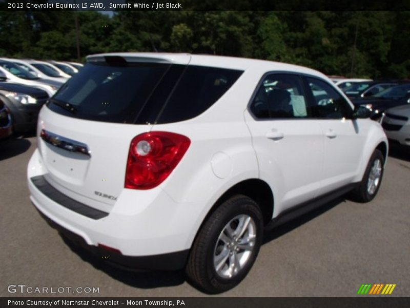 Summit White / Jet Black 2013 Chevrolet Equinox LS AWD