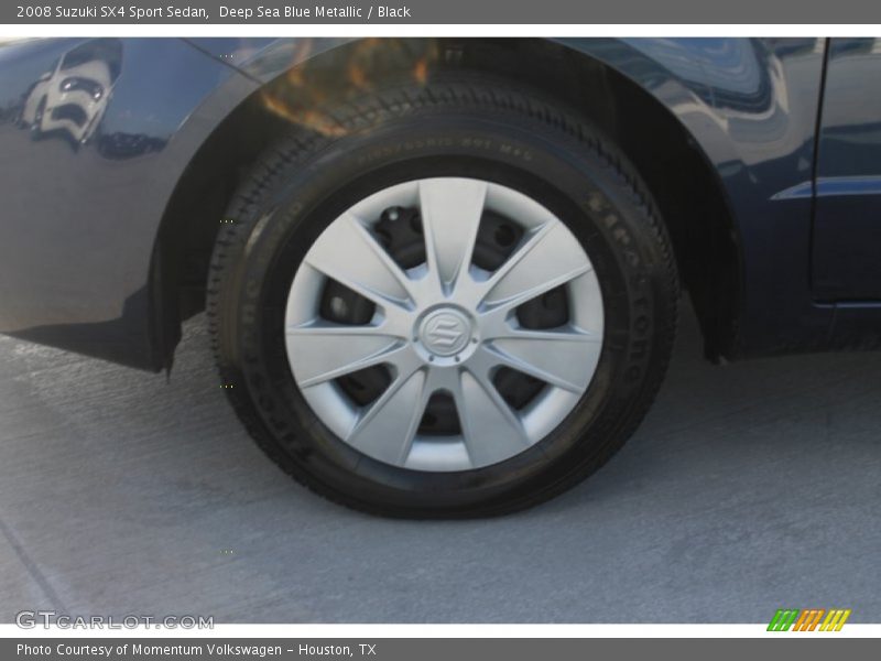 Deep Sea Blue Metallic / Black 2008 Suzuki SX4 Sport Sedan