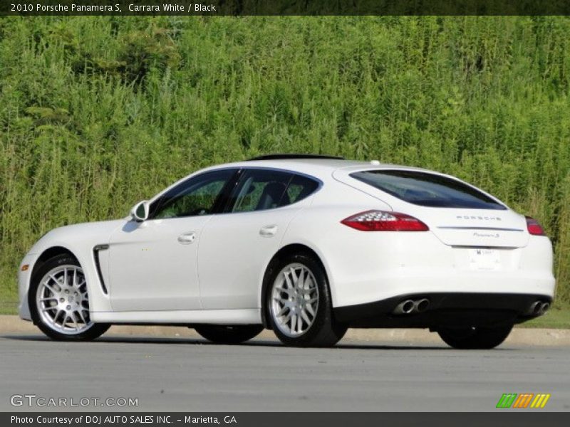 Carrara White / Black 2010 Porsche Panamera S