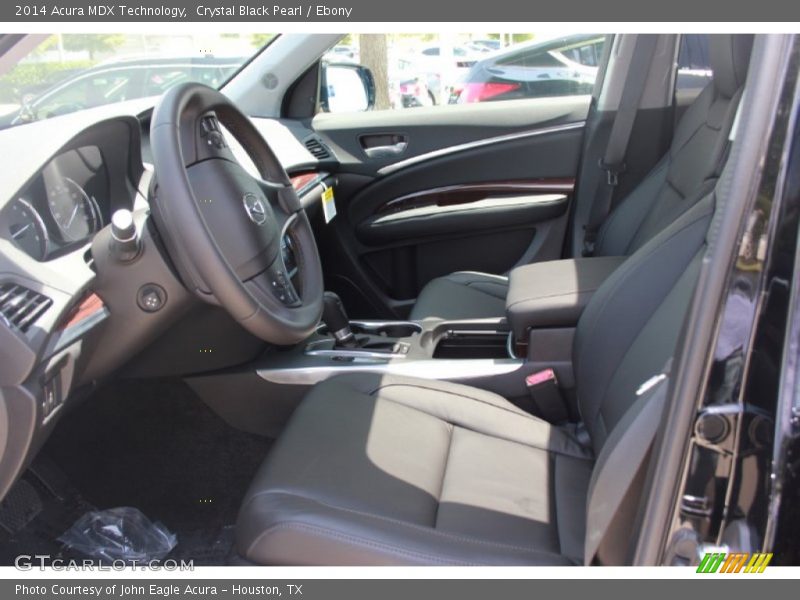 Front Seat of 2014 MDX Technology
