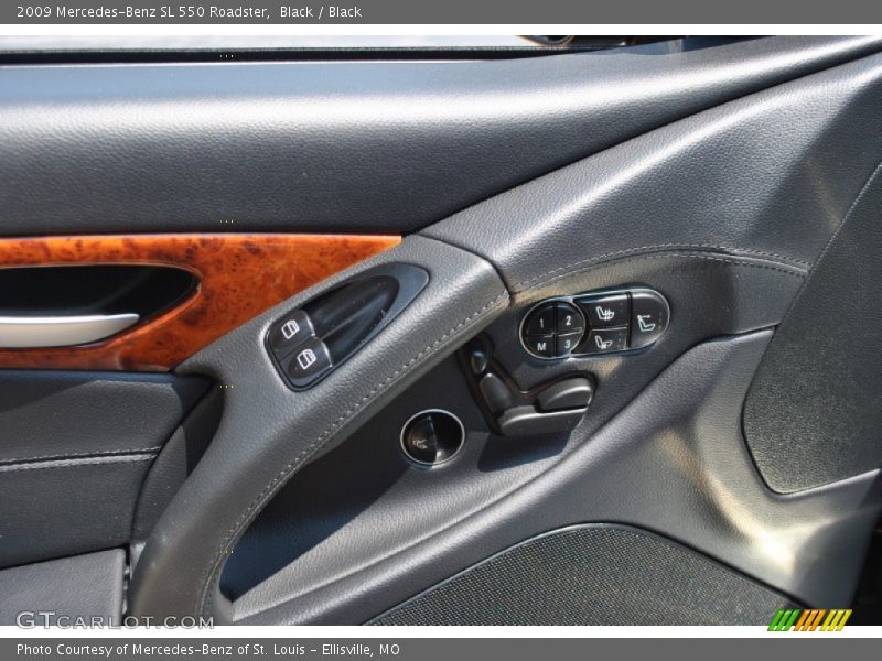 Black / Black 2009 Mercedes-Benz SL 550 Roadster