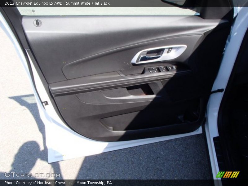 Summit White / Jet Black 2013 Chevrolet Equinox LS AWD