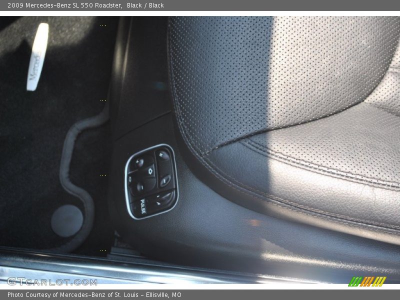Black / Black 2009 Mercedes-Benz SL 550 Roadster