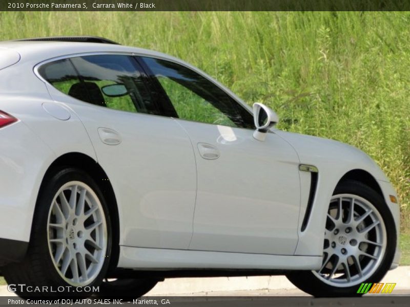 Carrara White / Black 2010 Porsche Panamera S