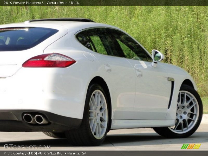 Carrara White / Black 2010 Porsche Panamera S