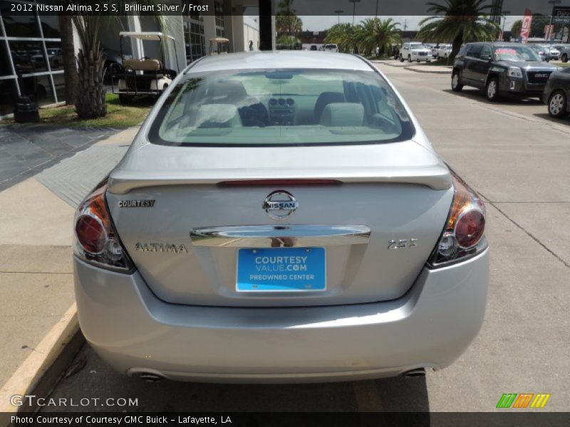 Brilliant Silver / Frost 2012 Nissan Altima 2.5 S