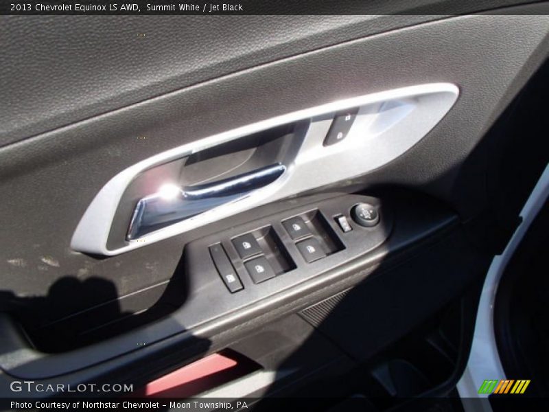 Summit White / Jet Black 2013 Chevrolet Equinox LS AWD