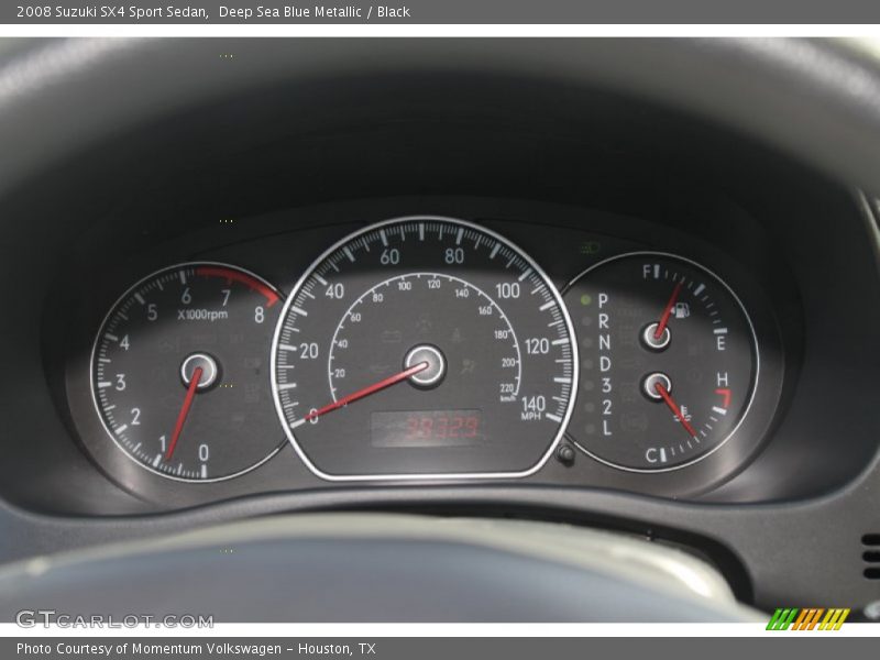 Deep Sea Blue Metallic / Black 2008 Suzuki SX4 Sport Sedan