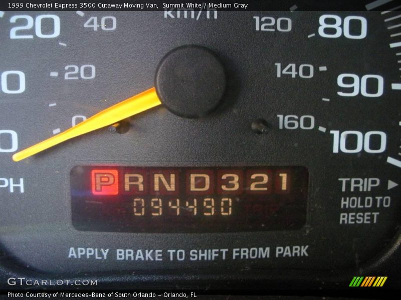 Summit White / Medium Gray 1999 Chevrolet Express 3500 Cutaway Moving Van