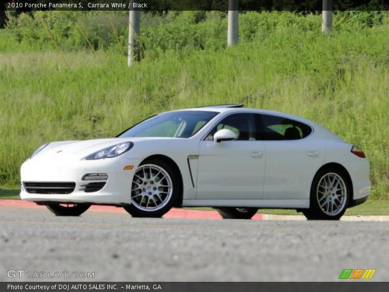 Carrara White / Black 2010 Porsche Panamera S