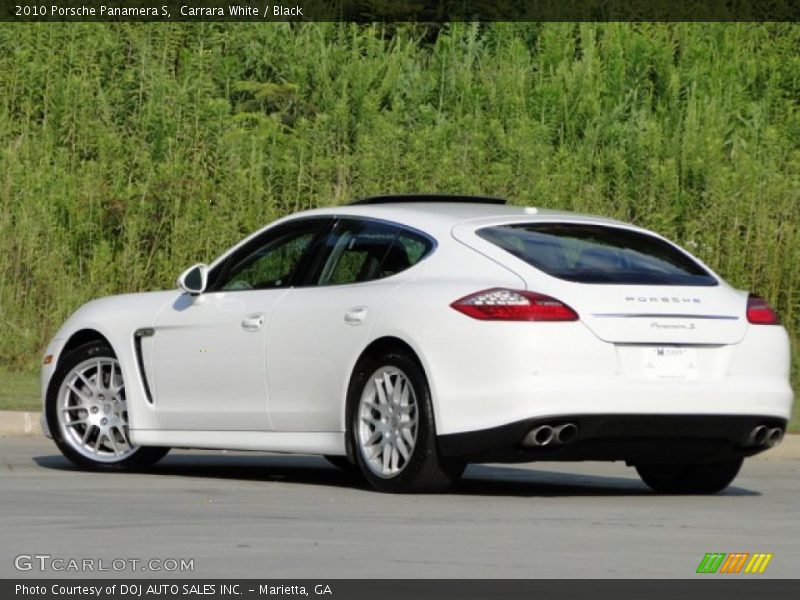 Carrara White / Black 2010 Porsche Panamera S