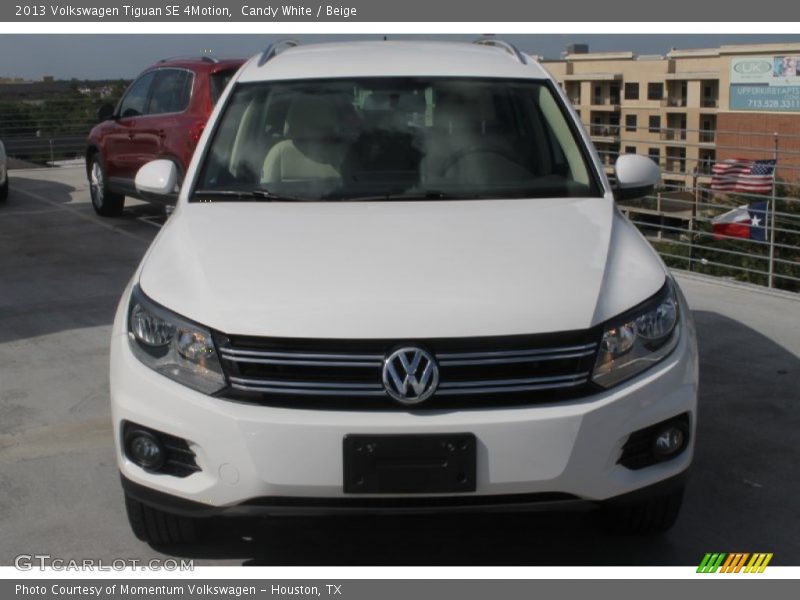 Candy White / Beige 2013 Volkswagen Tiguan SE 4Motion