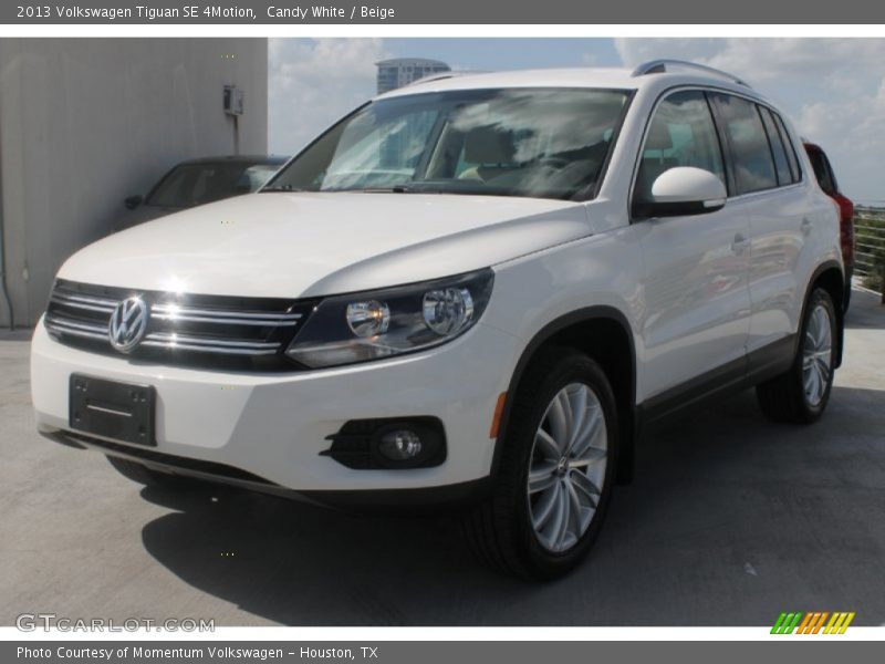 Candy White / Beige 2013 Volkswagen Tiguan SE 4Motion